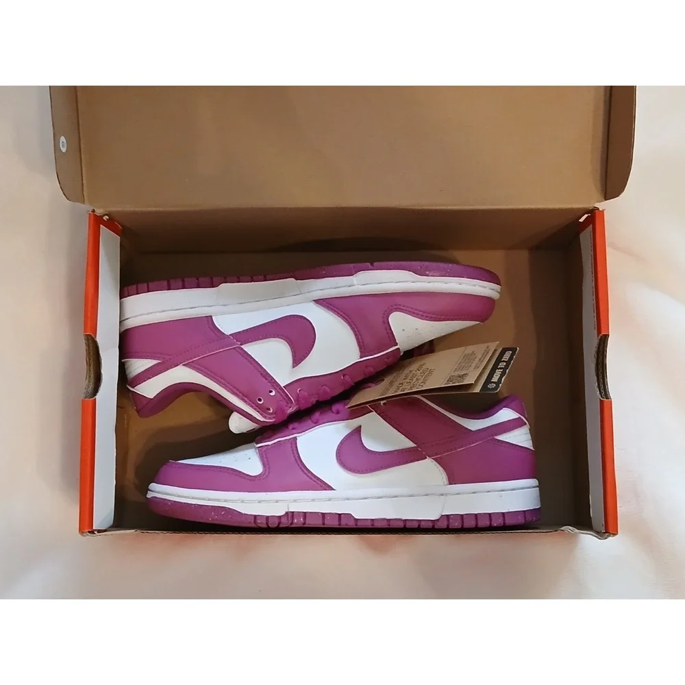 Nike Wmns Dunk Low Next Nature Hot Fuchsia Women Casual Shoes Sneaker DD1873-110